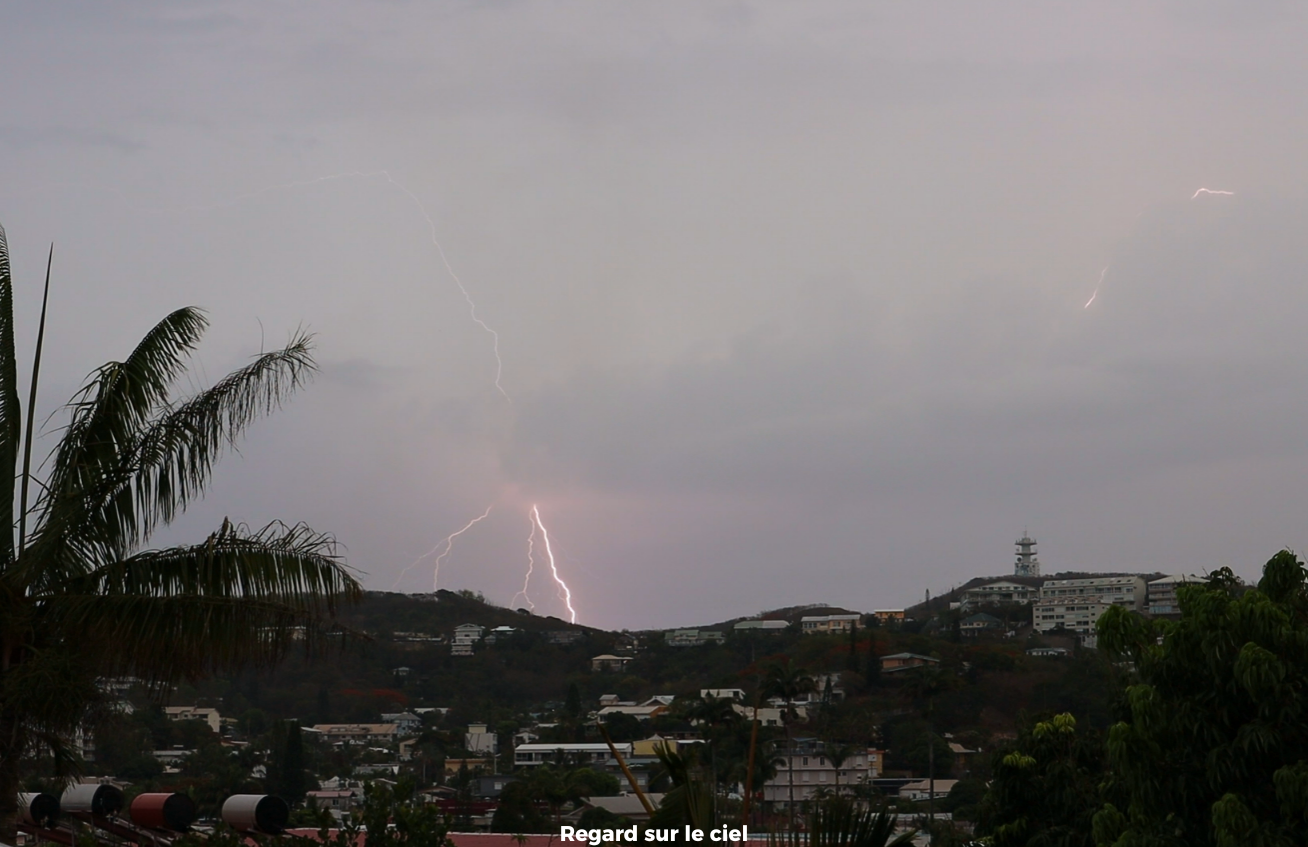 Orage à Nouméa en janvier 2025