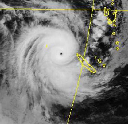 Cyclone Tropical Très Intense ERICA 2003 – Pacifique Sud
