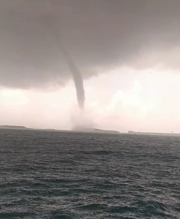 Trombe marine à Ouvéa le 18 février 2022